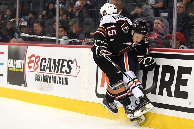 Photos Hitmen defeat Blazers Calgary Hitmen