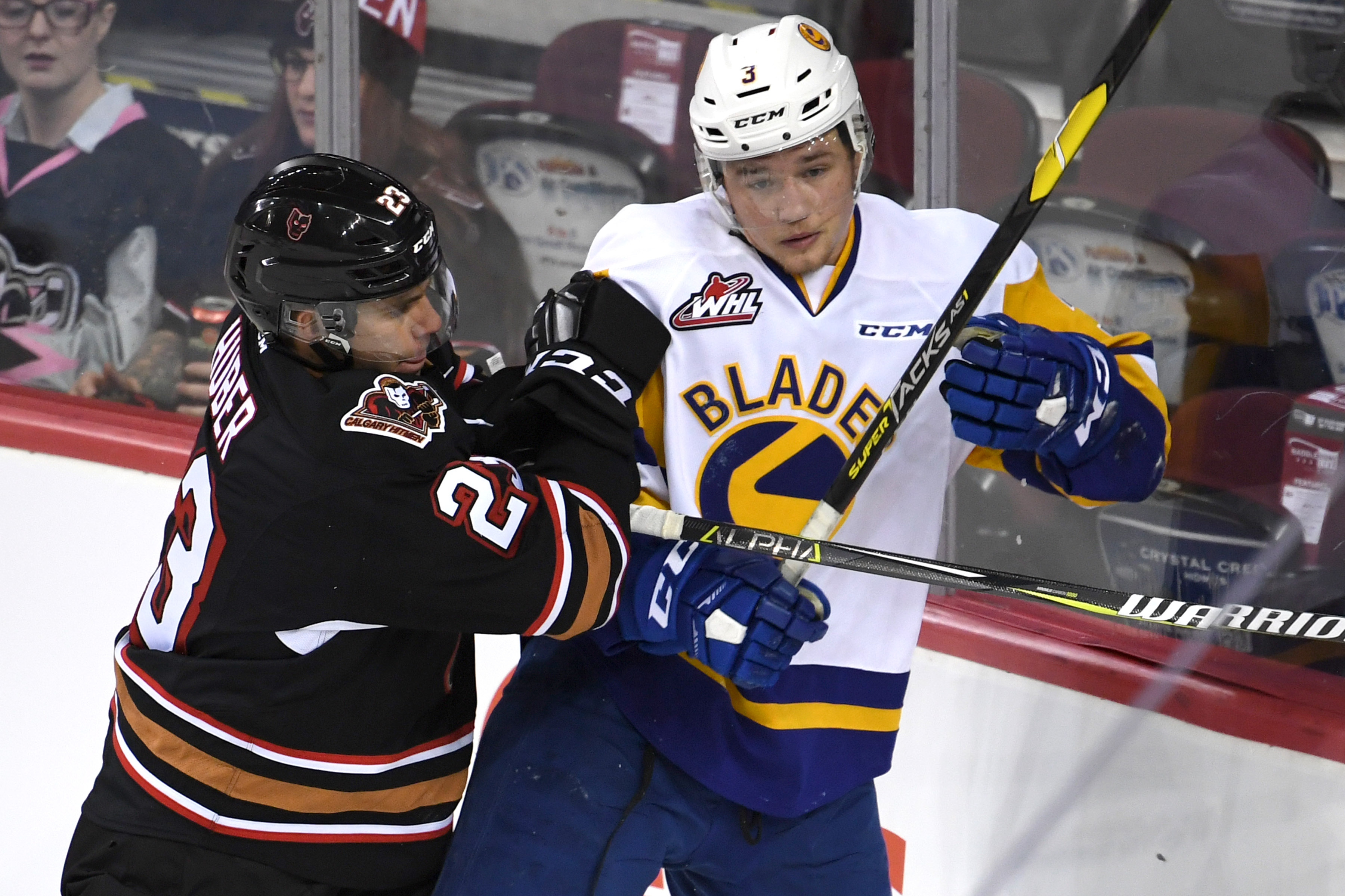 HTV Highlights Oct. 5 vs Blades Calgary Hitmen