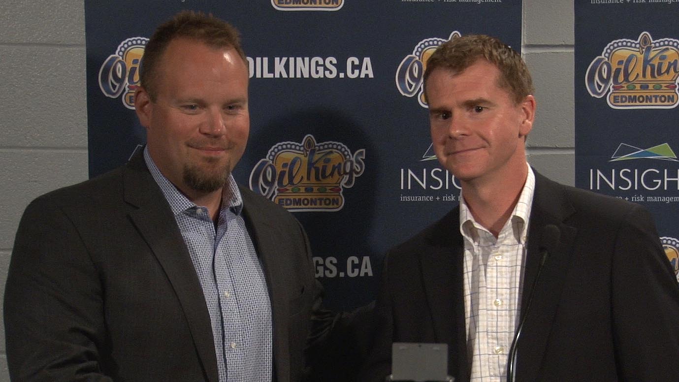 Steve Hamilton Press Conference - Edmonton Oil Kings