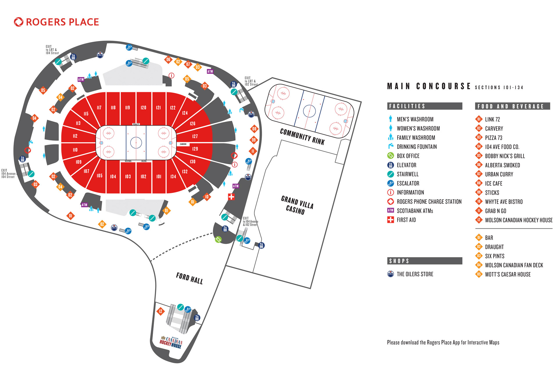 Rogers Place Amenities Edmonton Oil Kings