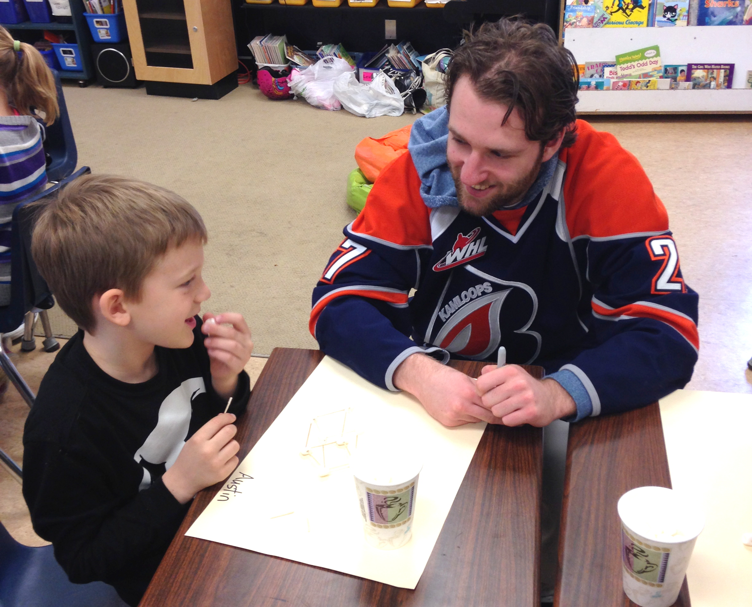 School Visits Arthur Stevenson, Parkcrest, Dufferin Kamloops Blazers