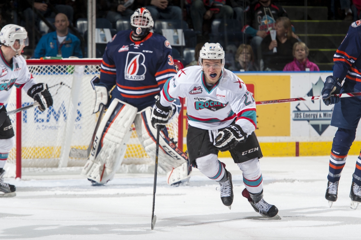 BLAZERS BLAST ROCKETS 51 IN KELOWNA Kamloops Blazers