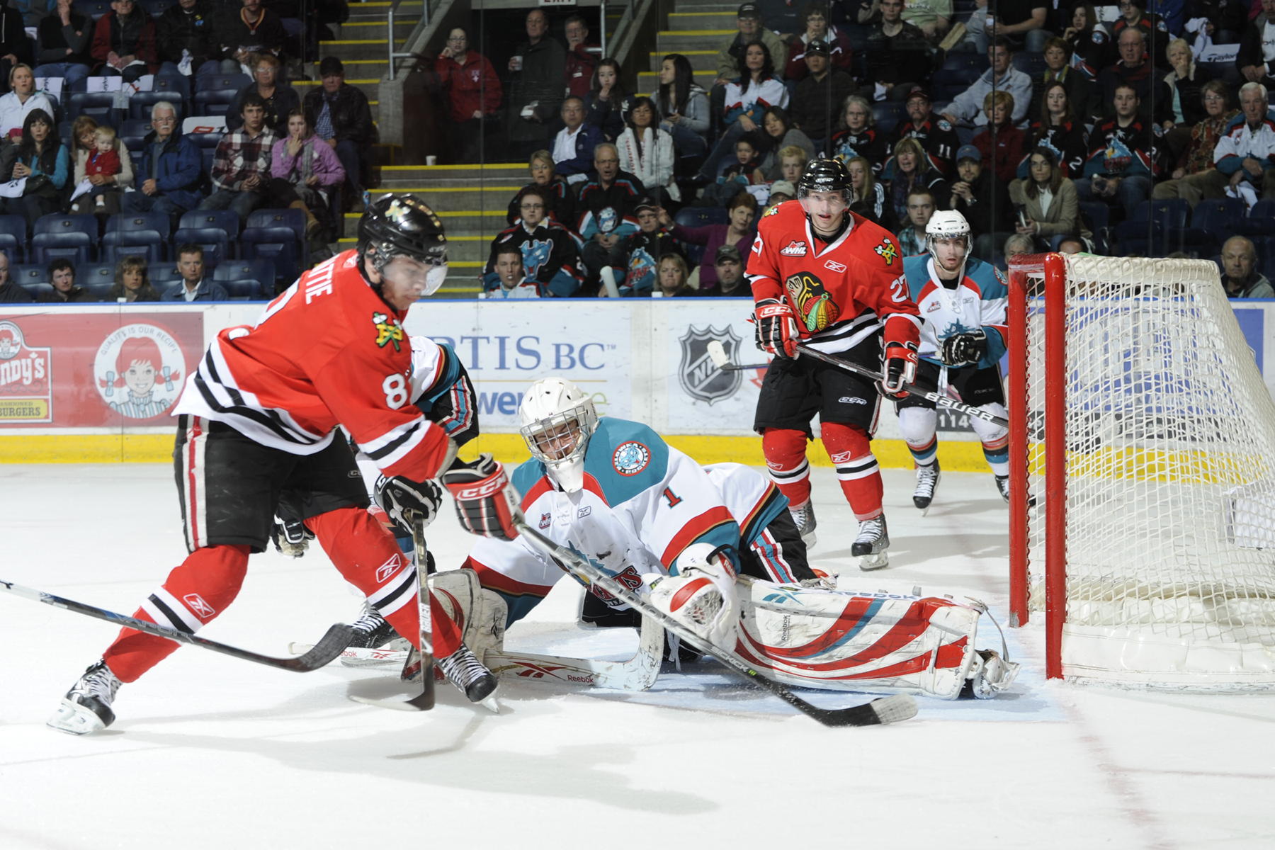 Underway RocketsHawks Kelowna Rockets