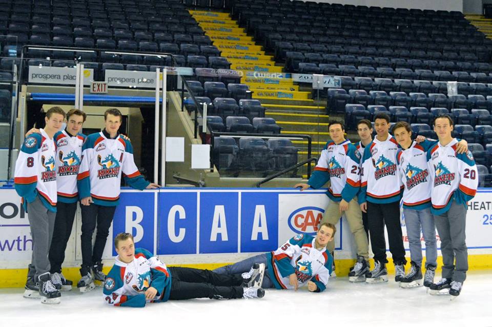 BCAA family skate with the Rockets Kelowna Rockets