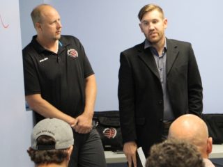 Dan Gendur, pictured on the right
