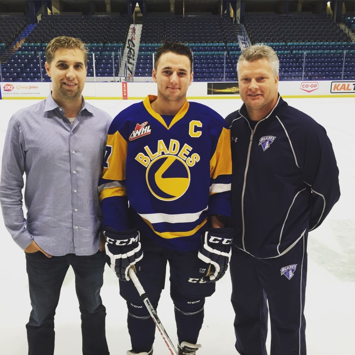 BLADES ANNOUNCE 20152016 TEAM CAPTAINS Saskatoon Blades