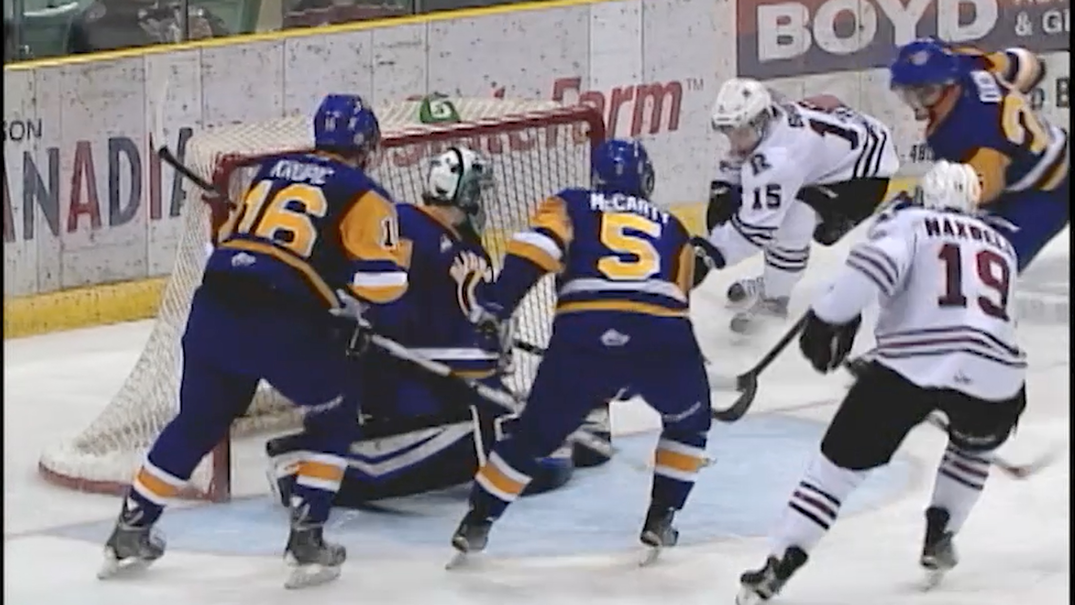 HiGHLIGHTS; Mar. 11th Blades (4) at Rebels (6) Saskatoon Blades