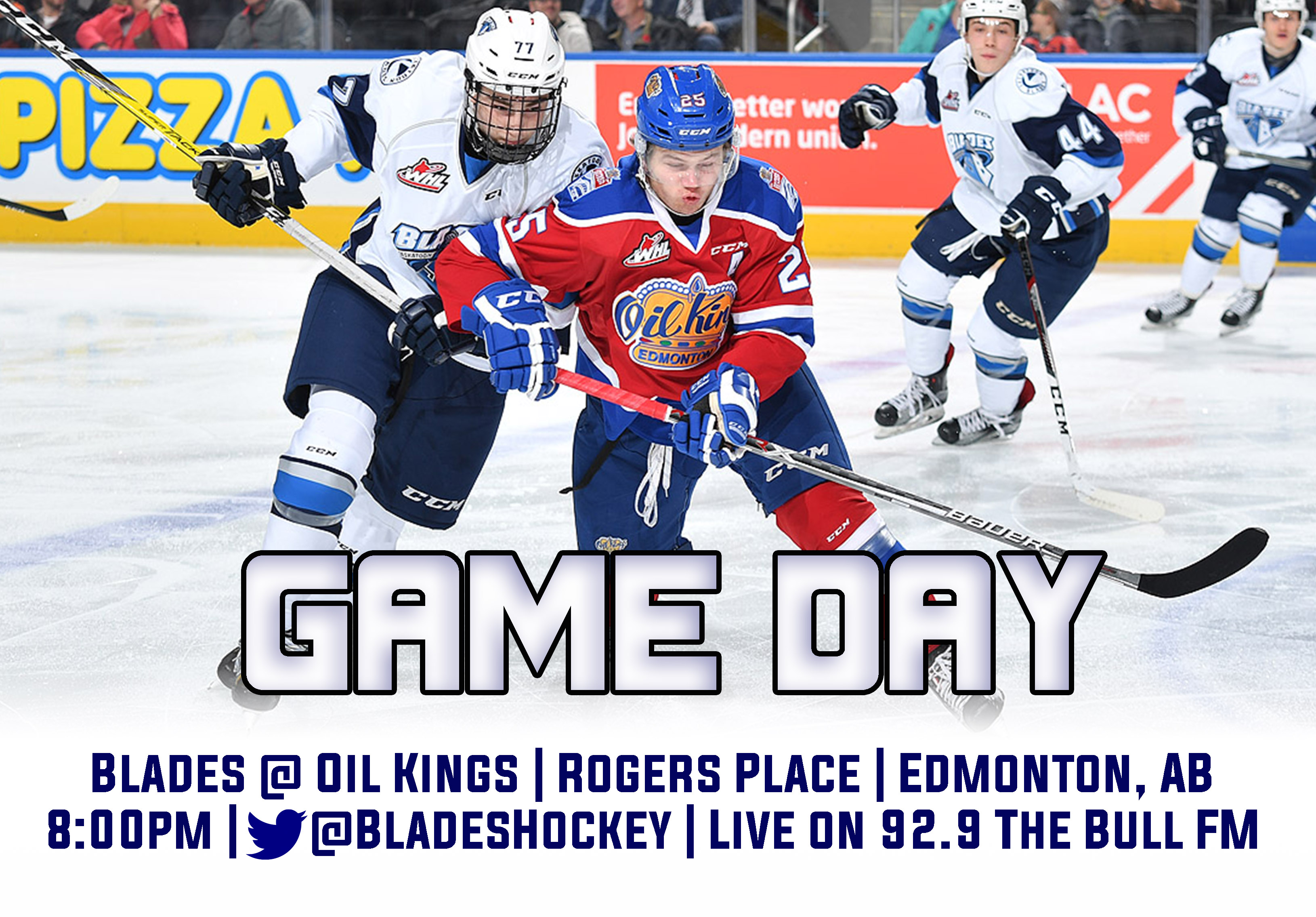 GAME DAY PREVIEW Blades Bring Desperation Into Edmonton Saskatoon Blades