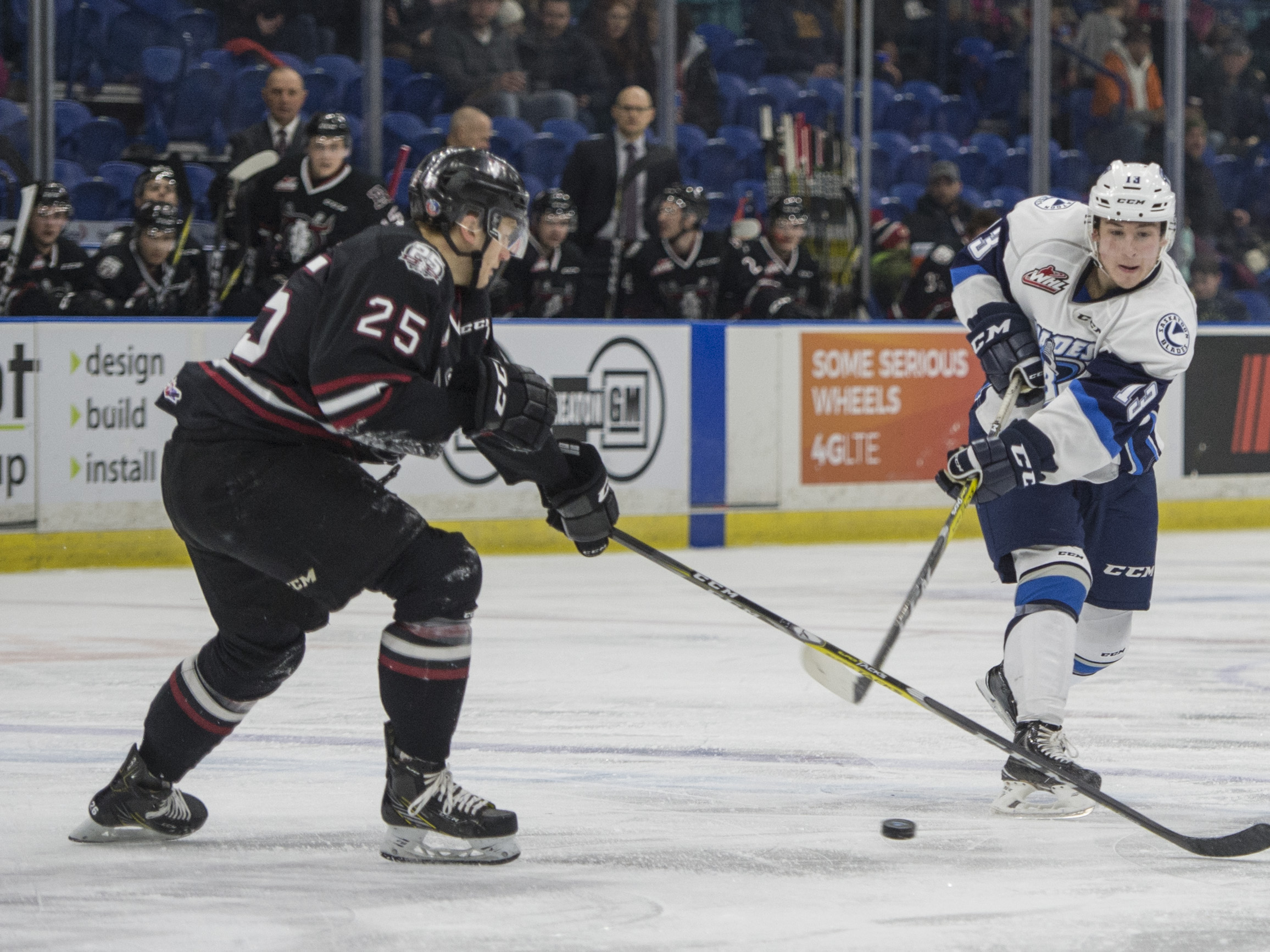 Photo Gallery Blades vs. Rebels Saskatoon Blades