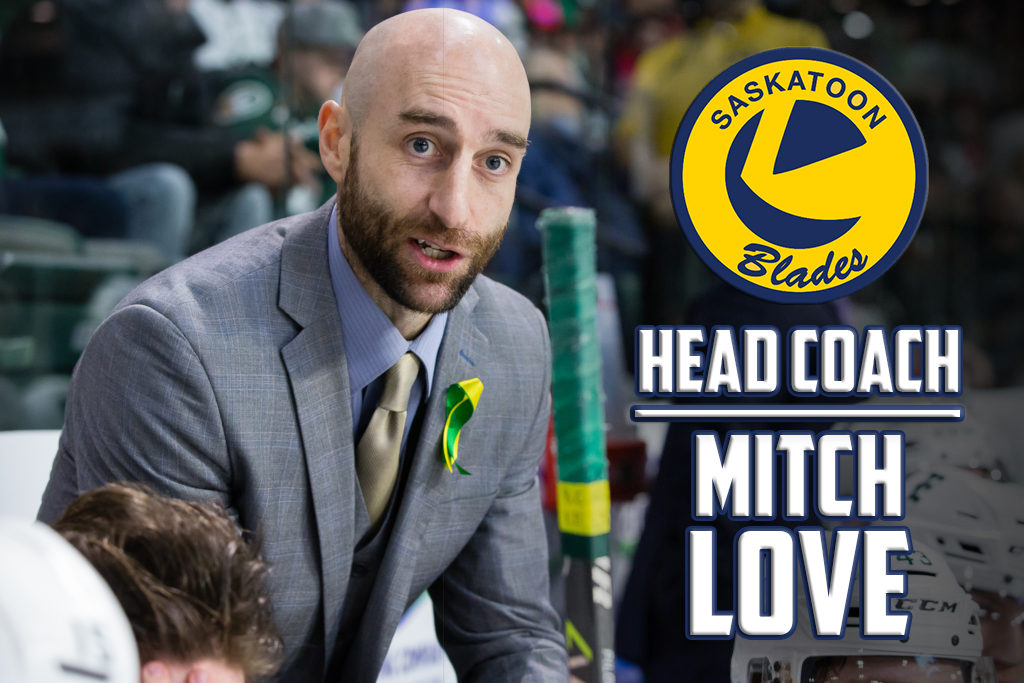 Blades Introduce Mitch Love as new Head Coach Saskatoon Blades