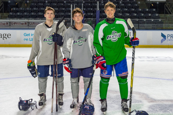 (Left to right) - Adam Redding, Andrew Alonzo, Tyson Shaw