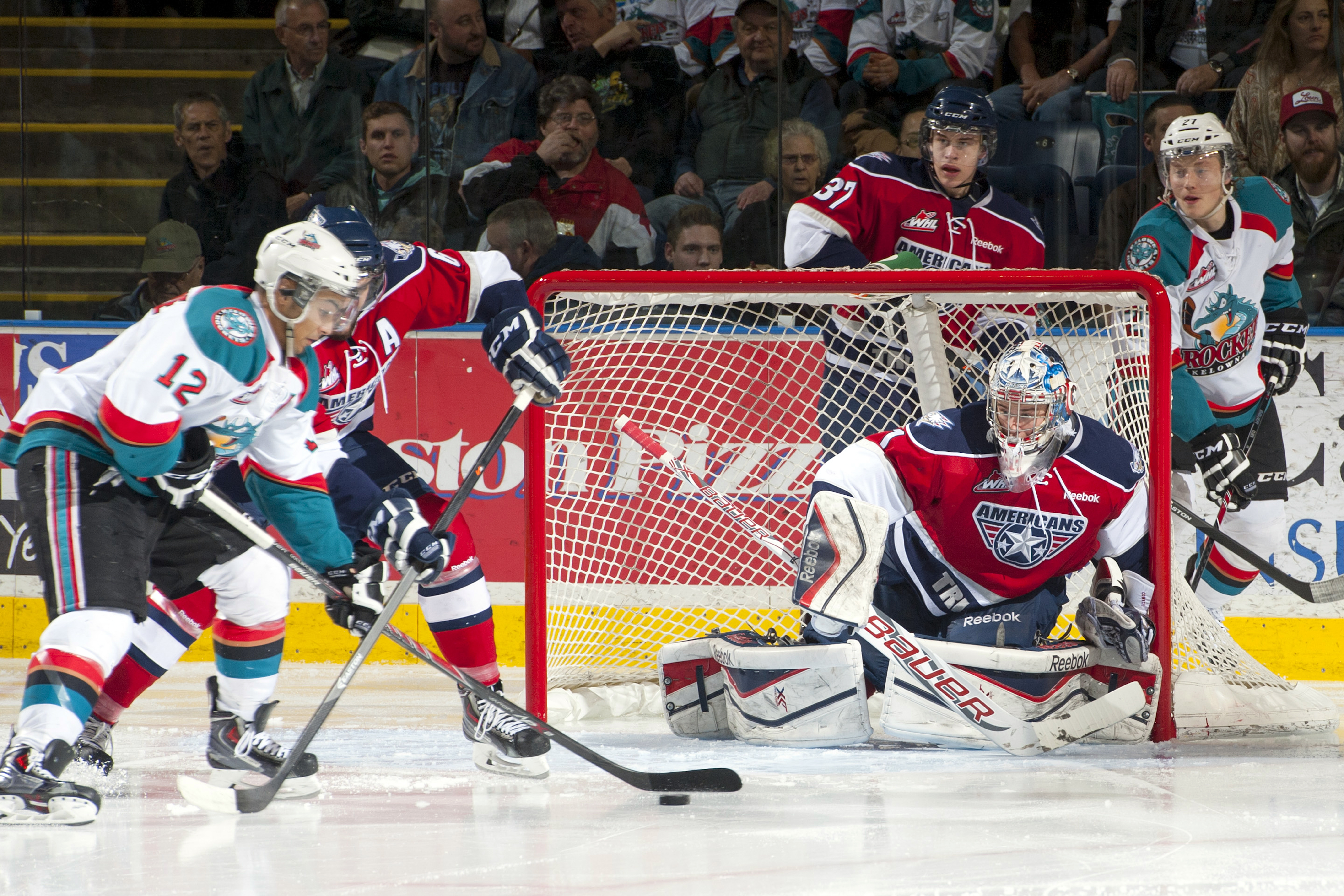 Tri-City Americans v Kelowna Rockets