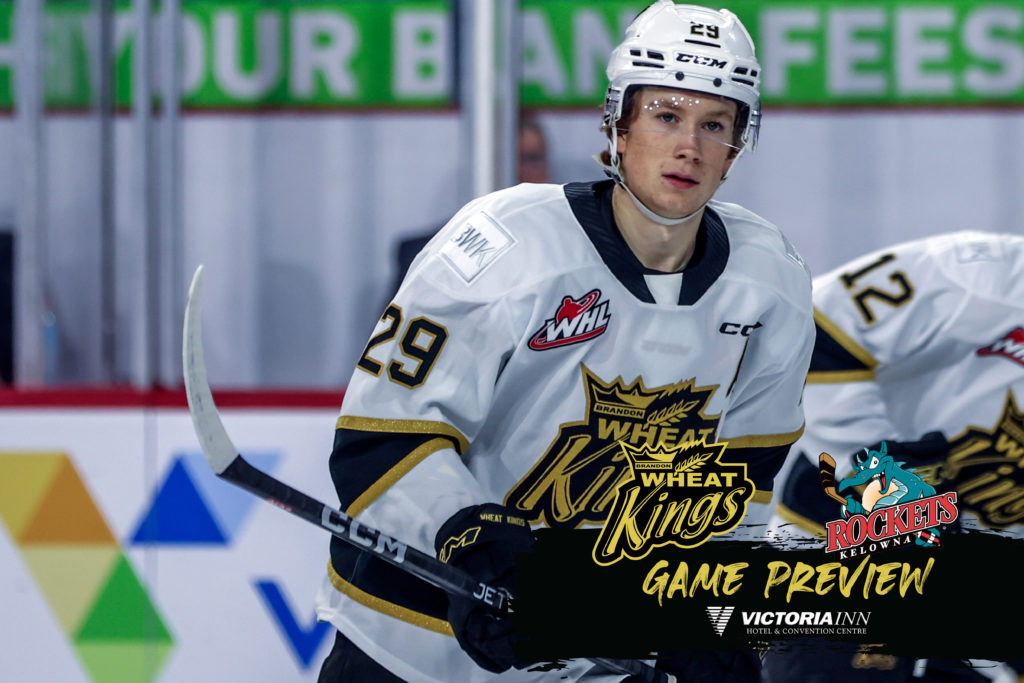 GAME PREVIEW Wheat Kings Travel To Kelowna Wednesday Brandon Wheat Kings