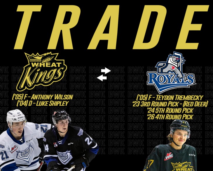 TRADE: Wheat Kings Acquire Pair from Victoria