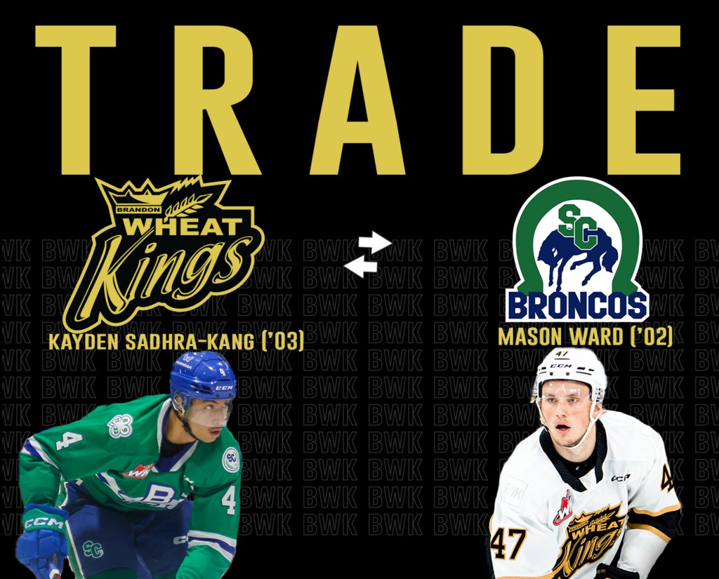 TRADE Wheat Kings Swap Blue Liners Brandon Wheat Kings