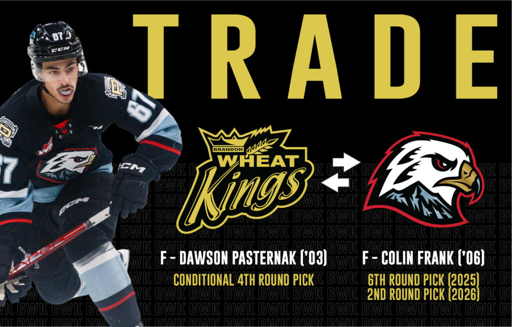 TRADE Wheat Kings Acquire Manitoba Native Dawson Pasternak from