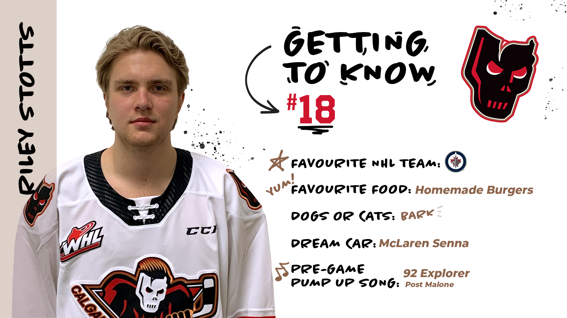 Get To Know Q&A - Riley Stotts - Calgary Hitmen