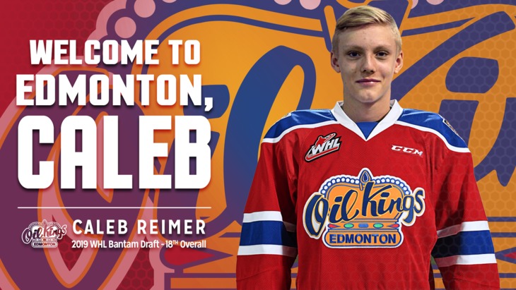 Oil Kings Sign Caleb Reimer To Whl Standard Player Agreement Edmonton Oil Kings