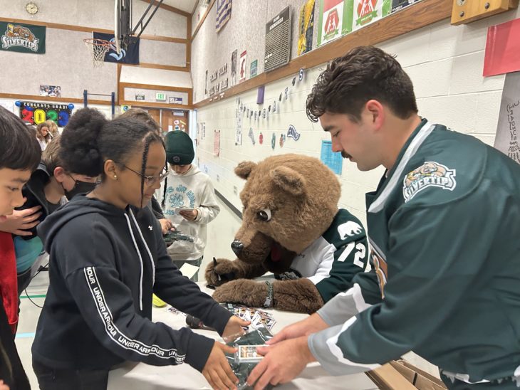 Silvertips surprise local 5thgraders with graduation party BVM Sports