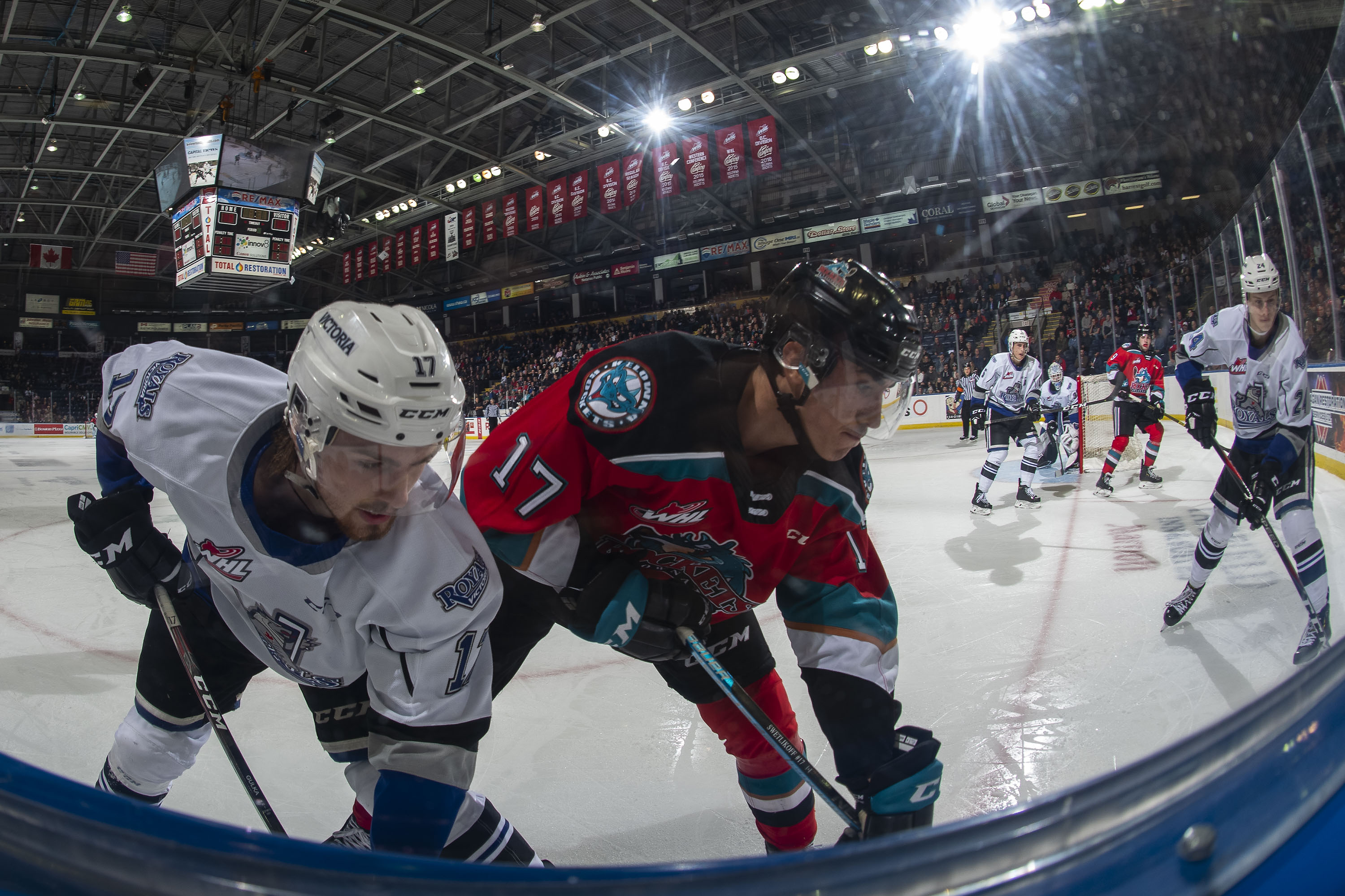 Victoria Royals at Kelowna Rockets