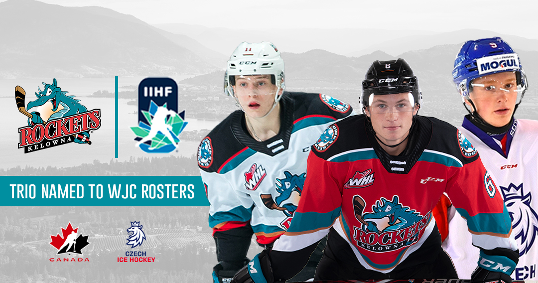 Korczak, Novak and Krutil named to World Junior Rosters Kelowna Rockets