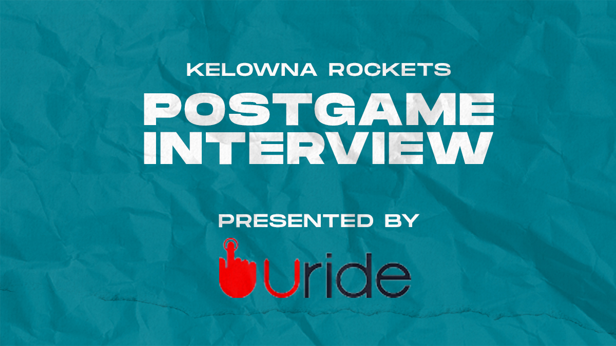 Uride Postgame Interview Gabriel Szturc 1/28/23 Kelowna Rockets