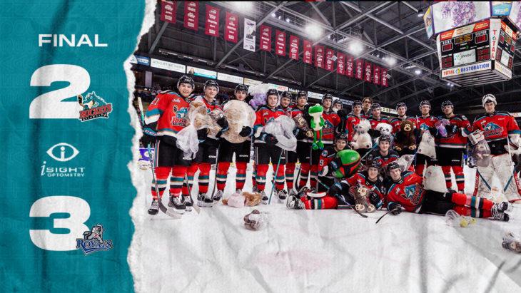 RECAP Peskett Scores Teddy Bear Toss Goal In Loss To Royals Kelowna 