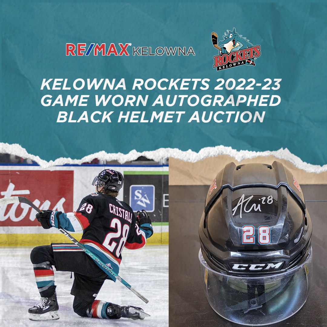 Kelowna Rockets RE/MAX Helmet Auction Kelowna Rockets