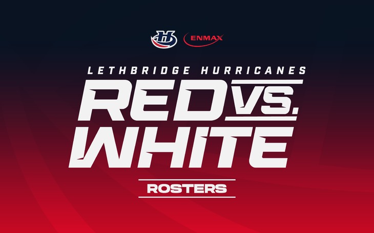 2022 Red Vs White Game Roster Lethbridge Hurricanes