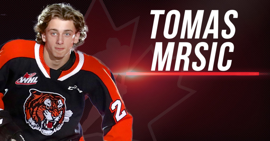 MRSIC HEADED TO U17’S Medicine Hat Tigers