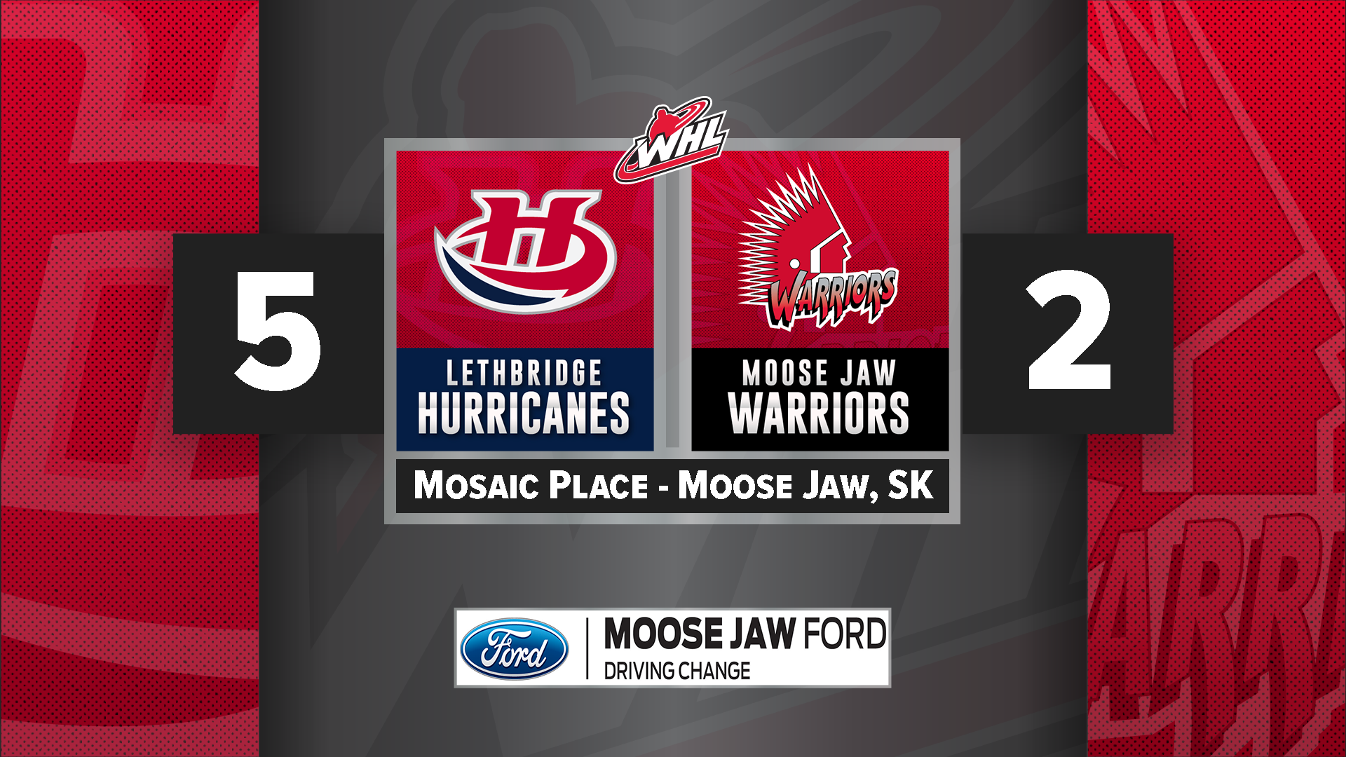 Moose Jaw Ford Highlights Warriors (2) vs Lethbridge (5) Mar. 12