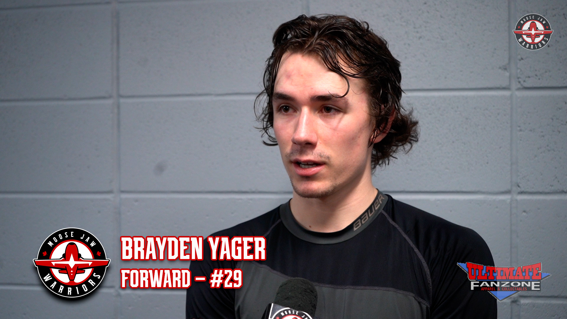 Ultimate Fan Zone PostGame Interview Brayden Yager Feb. 25 Moose