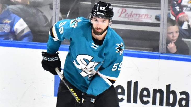 WATCH Nick Cicek Scores First AHL Goal Portland Winterhawks