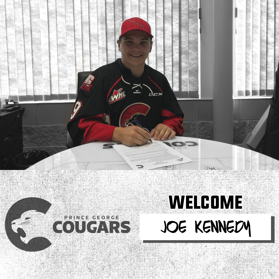 Joe Sign Cougars Sign Joe Kennedy to a WHL Standard Player Agreement - Prince ...