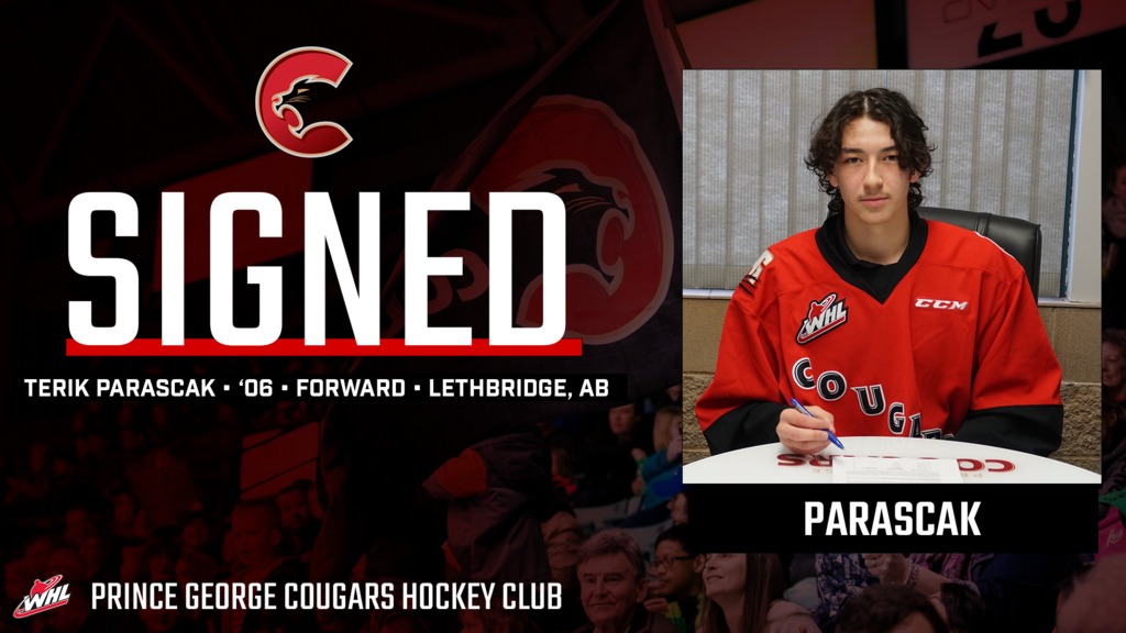 cougars-sign-terik-parascak-to-whl-standard-player-agreement-prince