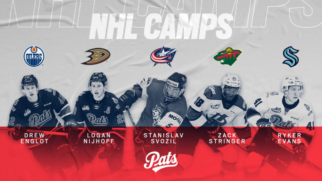 5 Pats Headed to NHL Camps Regina Pats
