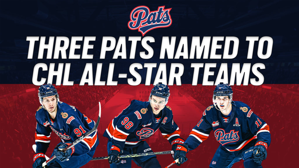 Bedard, Svozil & Suzdalev Named To CHL AllStar Teams Regina Pats