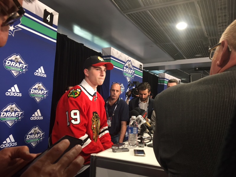 VIDEO: Kirby Dach Post-Draft Interview - Saskatoon Blades