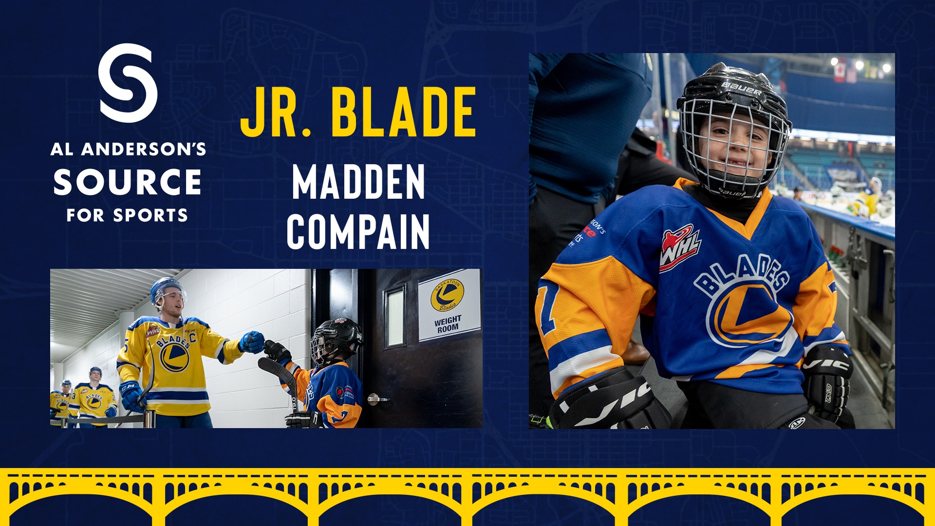 Al Anderson’s Source For Sports Junior Blade Program Saskatoon Blades