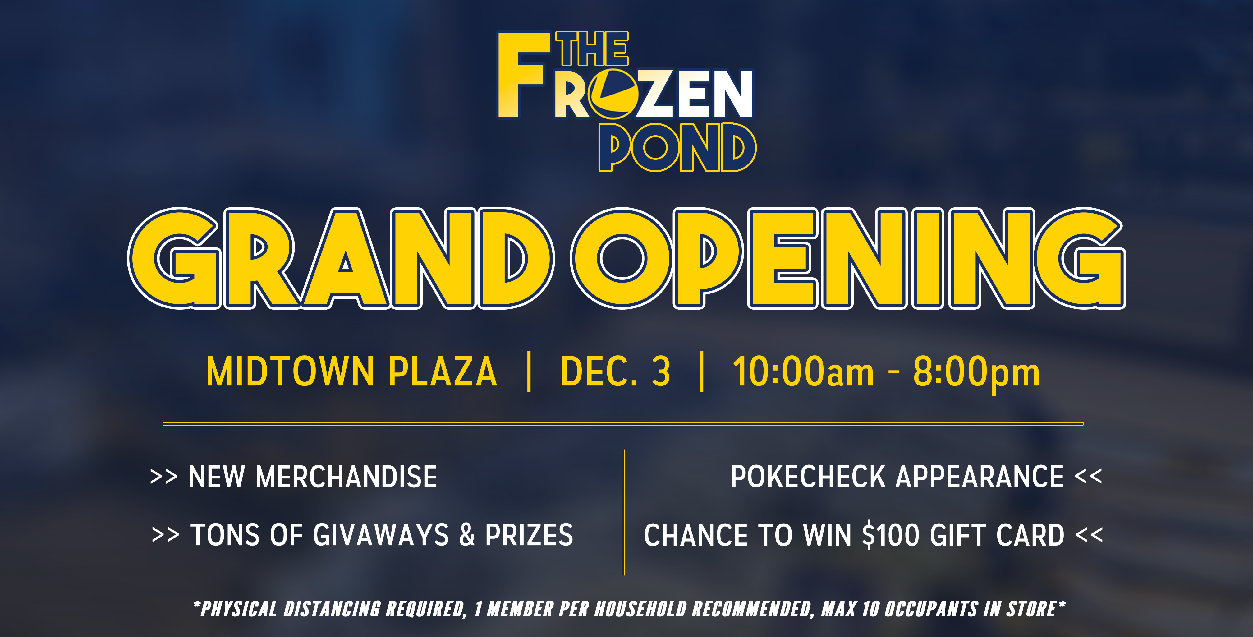 What to expect at our Frozen Pond GRAND OPENING Saskatoon