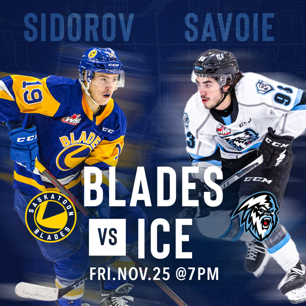 GAME 20 PREVIEW Blades kickoff weekend doubleheader vs ICE