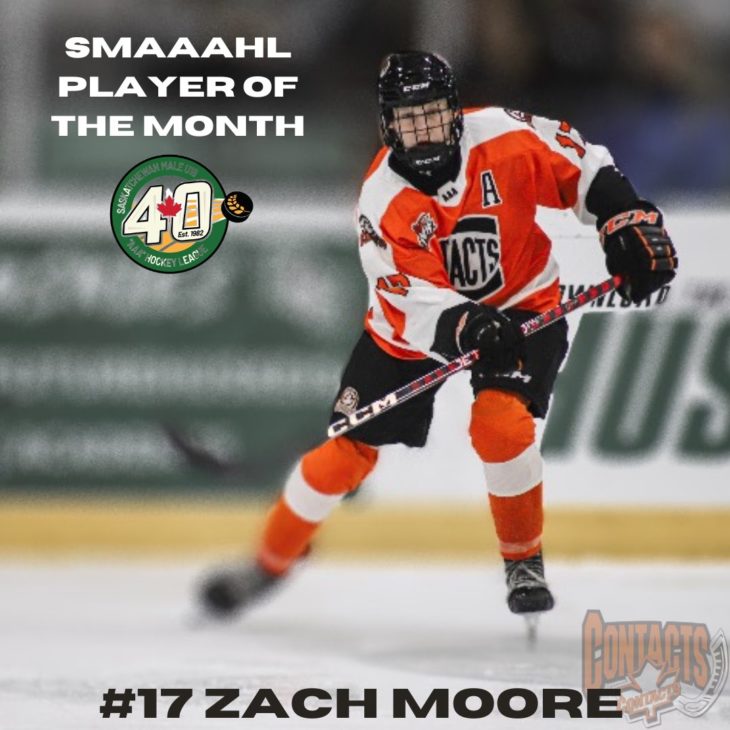 Blades prospect Moore earns SMAAAHL December Player of the Month