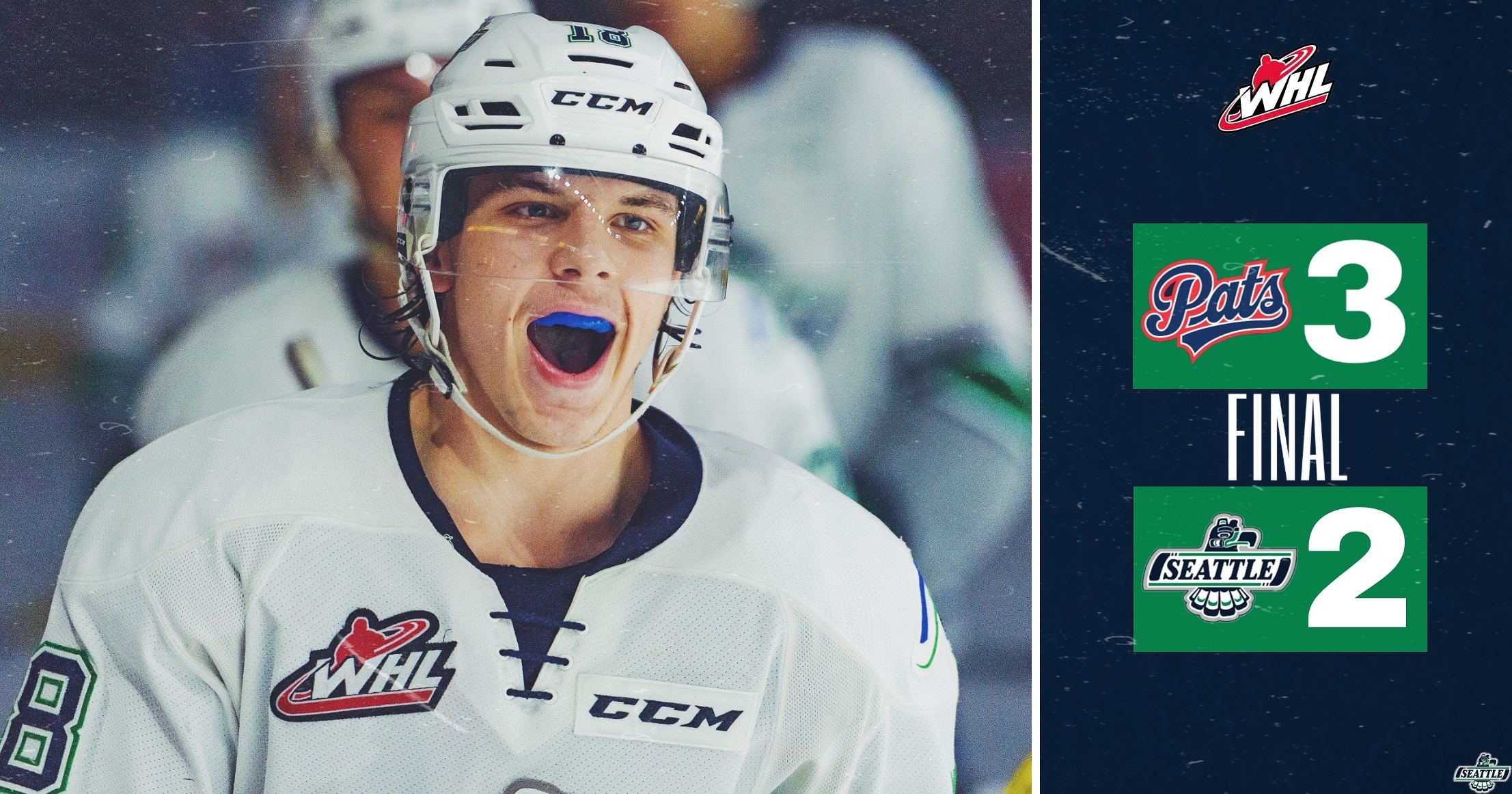 Thunderbirds Fall Short To Pats in Game 3 of Championship Seattle Thunderbirds