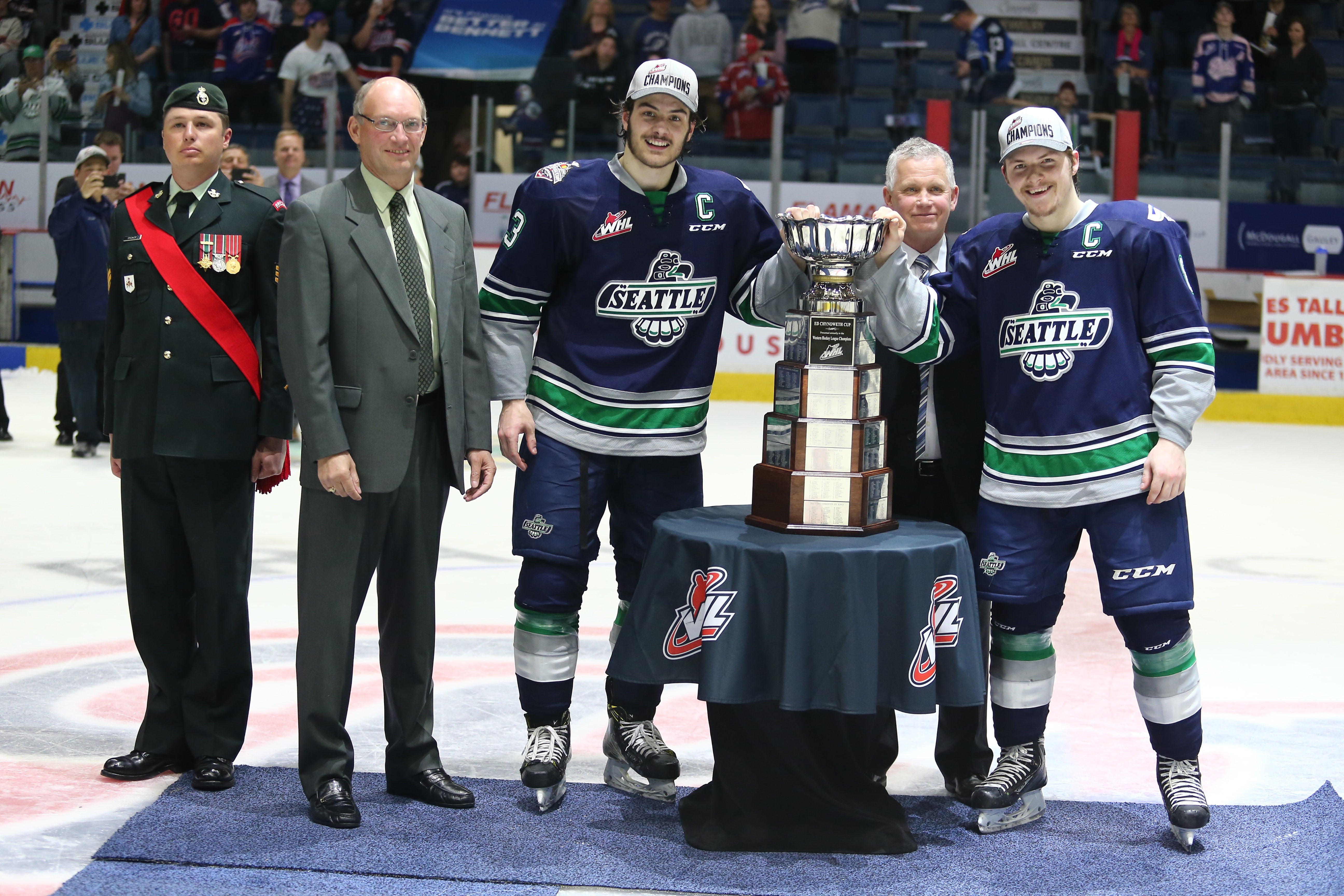 Maillot De Hockey Porté - WHL All Star Game 04-05 - Aaron Gagnon, Seattle Thunderbirds