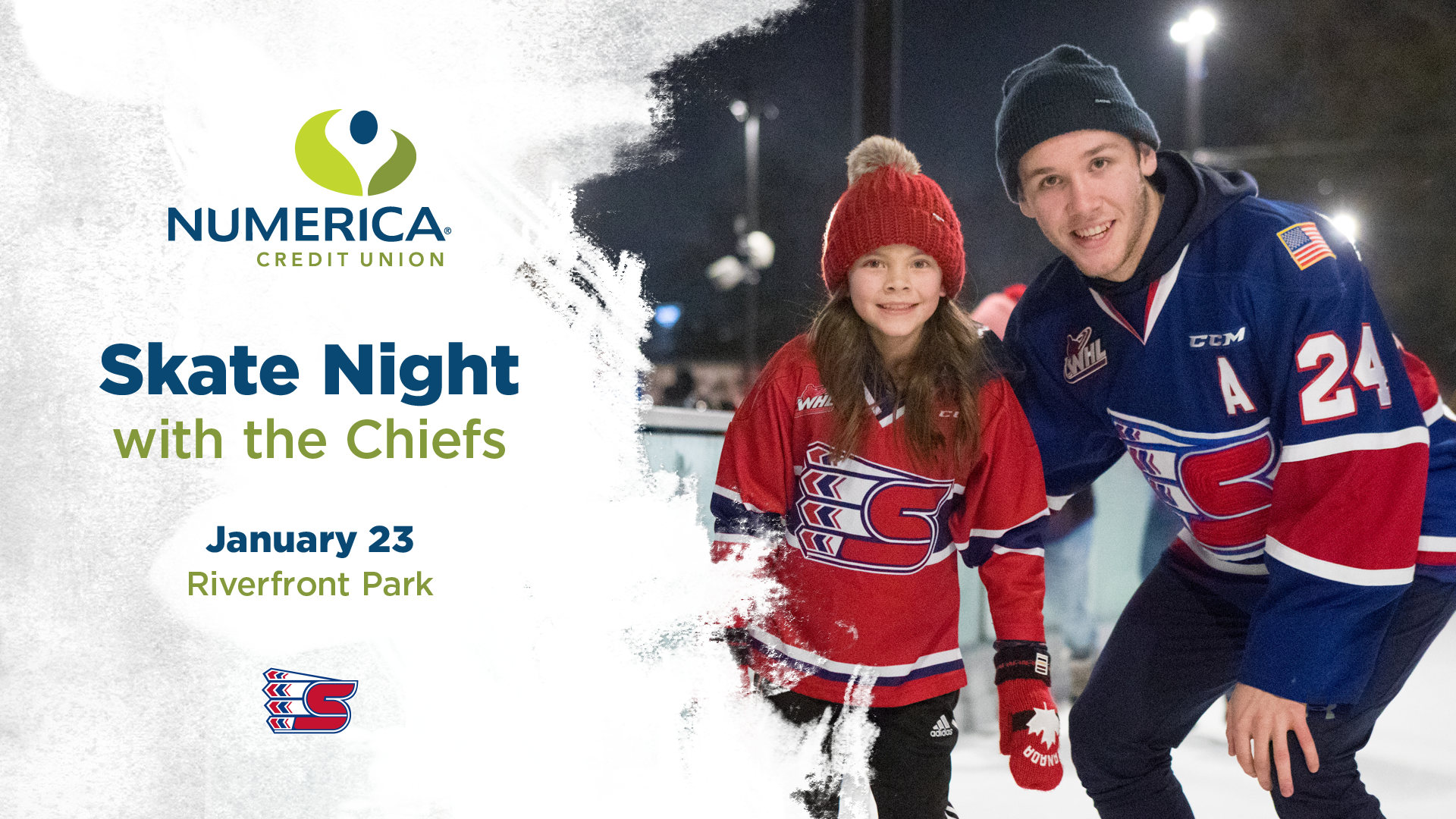 Numerica Skate Night with the Chiefs