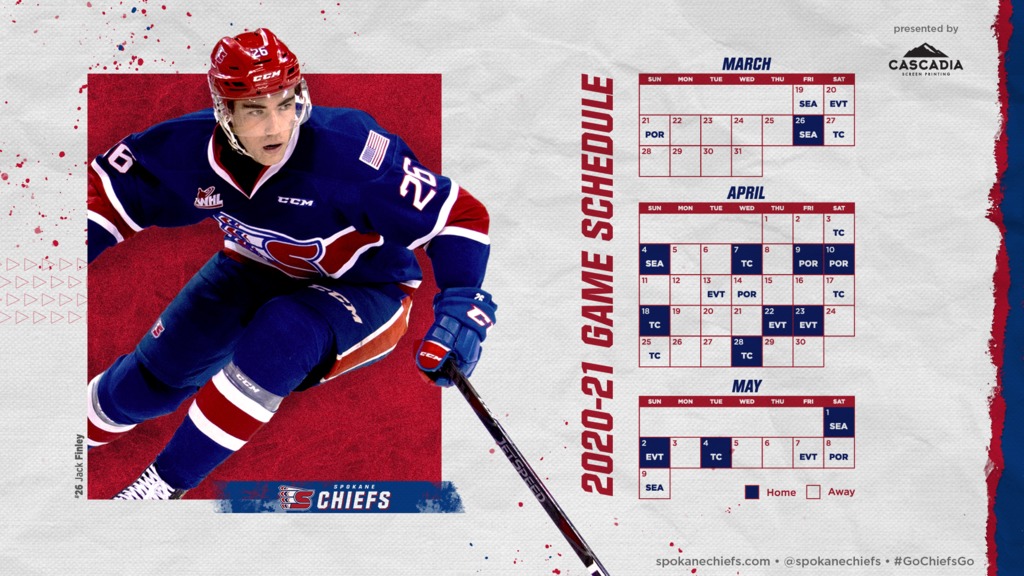 Spokane Chiefs Schedule 2022 Chiefs' 2020-21 Regular Season Schedule Unveiled – Spokane Chiefs