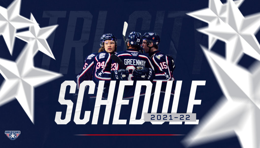 Americans announce 202122 regular season schedule TriCity Americans