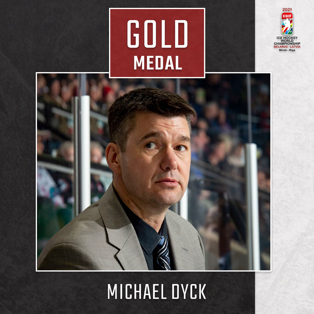 Michael Dyck Captures Gold at the 2021 IIHF World Championships