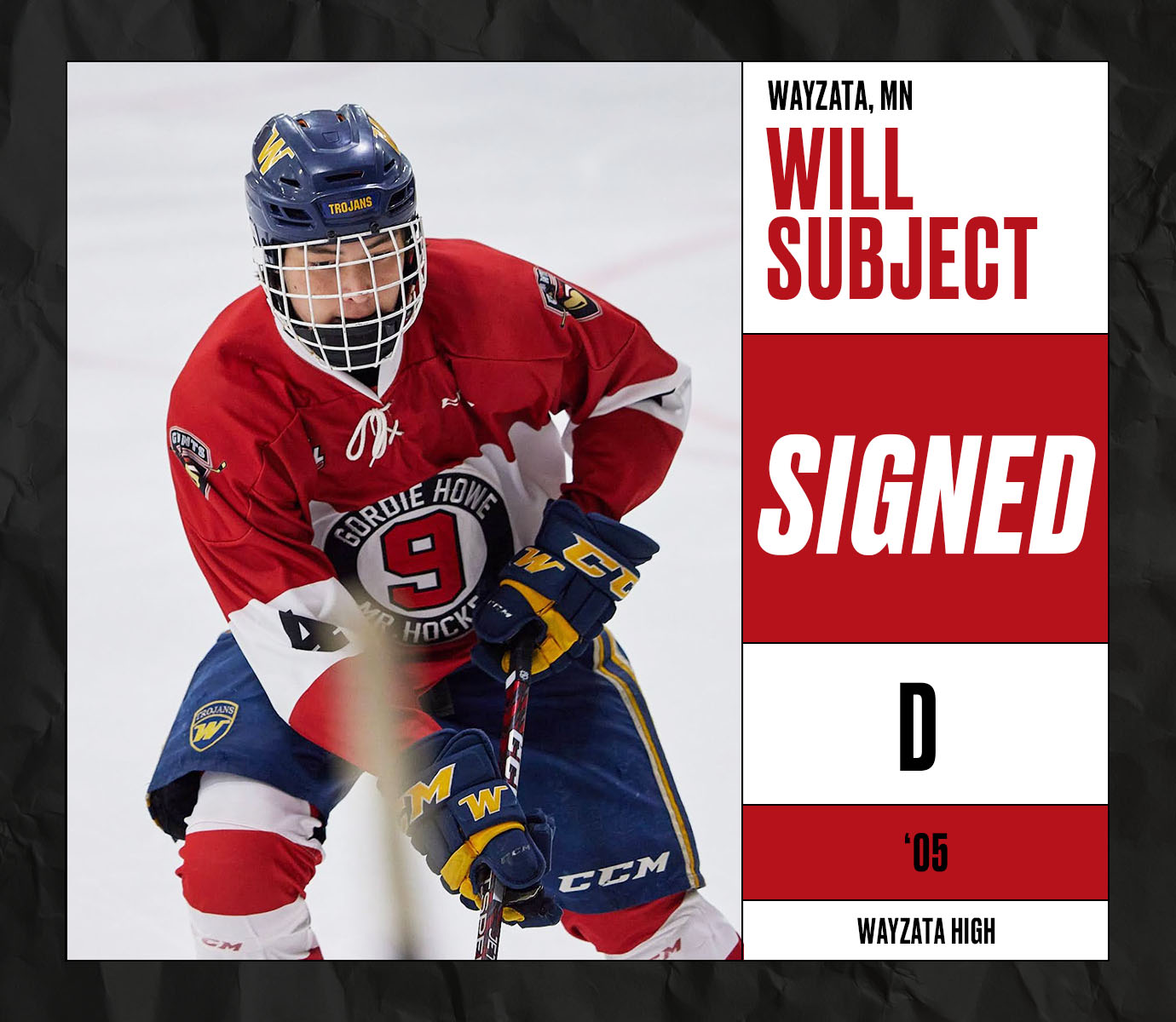 GIANTS SIGN 2005-BORN DEFENDER WILL SUBJECT TO STANDARD WHL PLAYER ...