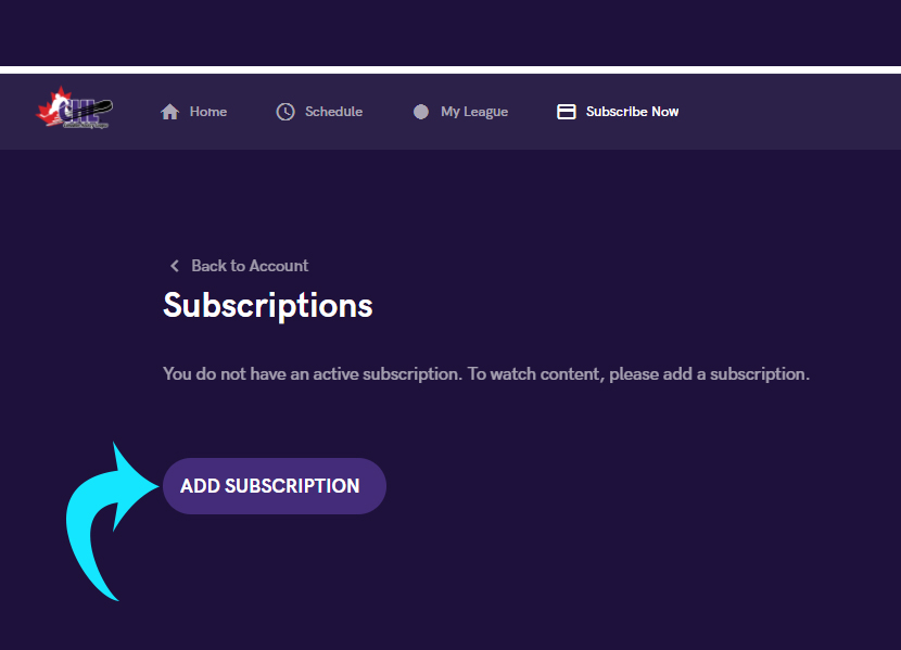 Step 6 - click add subscription